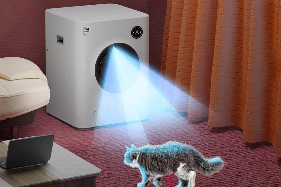 automatic kitten litter box